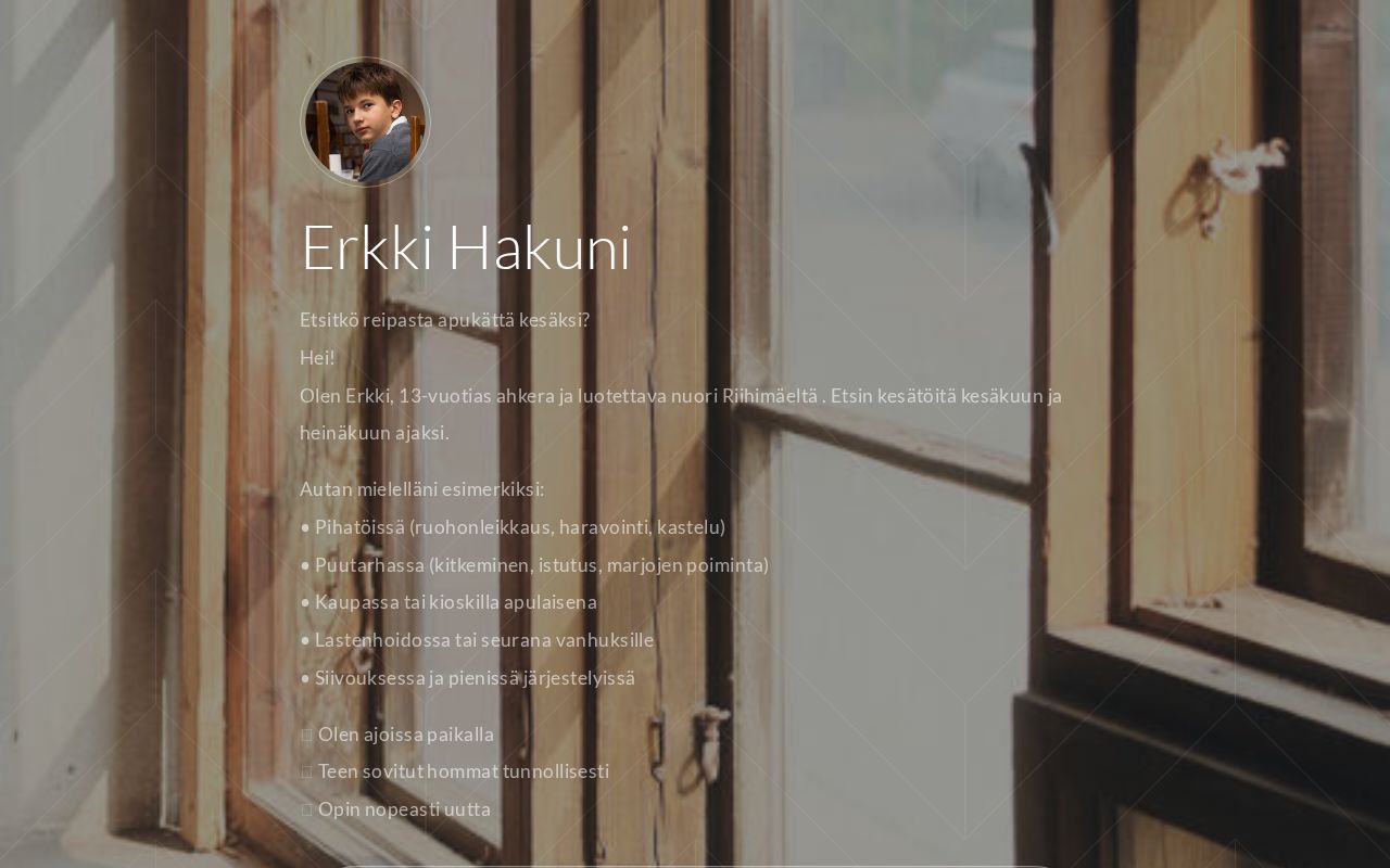 Carrd profile picture for @erkki